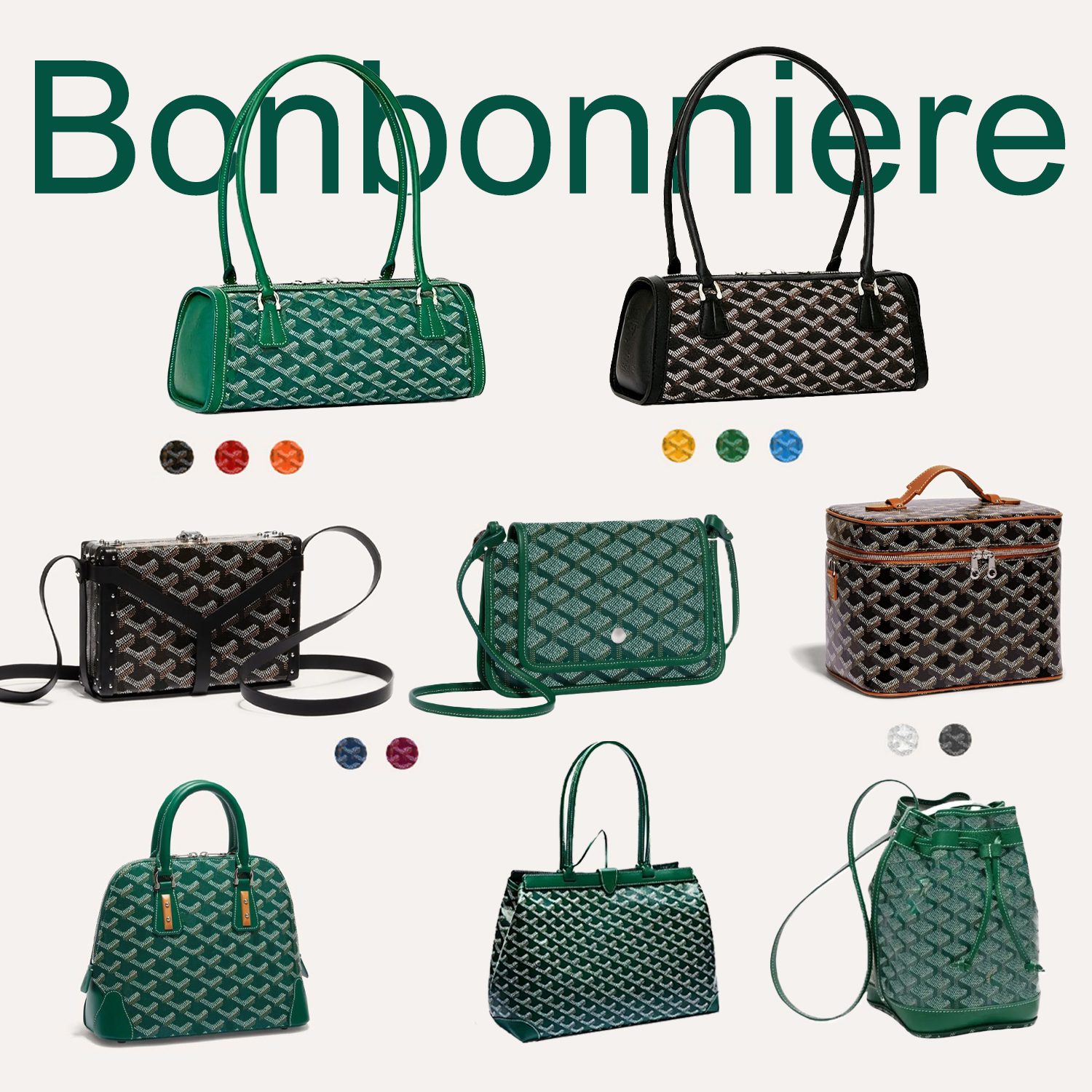 2026 New Bonbonniere Bag Designer Bag Shoulder Bag Fashionable Baguette Bag Classic Leather Tote Luxury Monogram Print Women's Bag Latest Limit