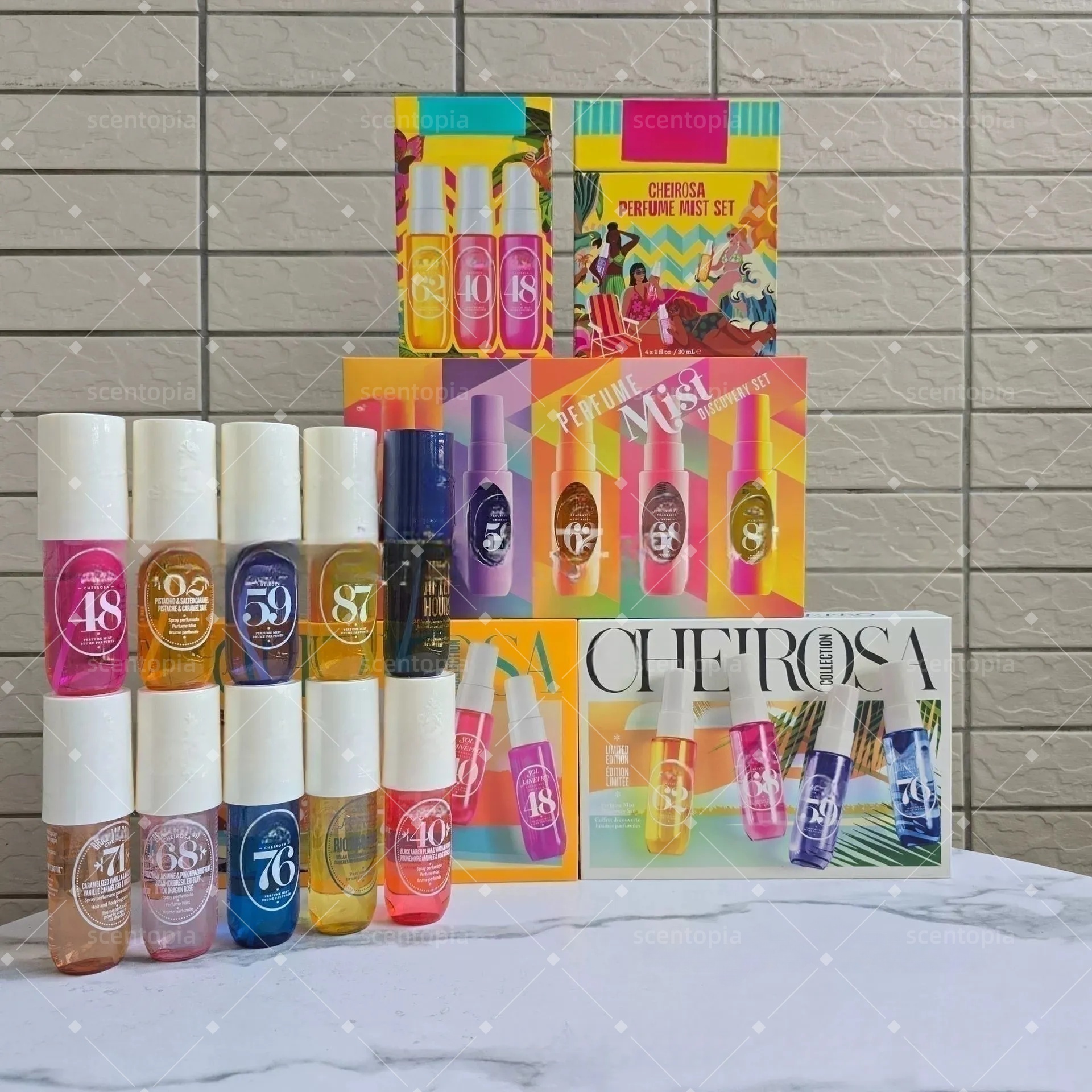 High Quality Body Perfume Mist 3Pcs/4Pcs*30ml Gift Set Body Fragrance for Men Women with Good Smell High Quality brume Parfum