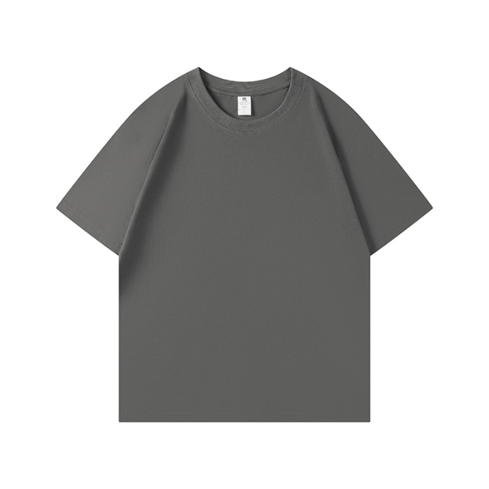 05Children's Blank Loose Drop Shoulder Summer Cotton Short-Sleeve T-Shirt 240g Hebei Factory High Quality