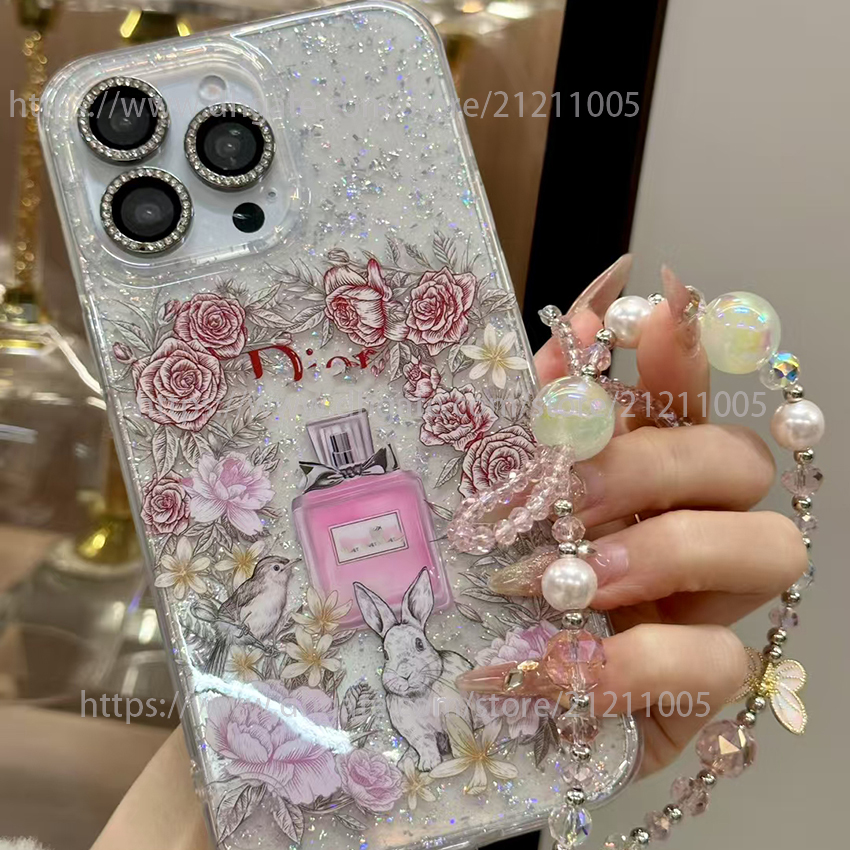 Designer Phone Case For Iphone 17 16 15 14 13 Pro Max Plus 16Pro Colorful Pattern Phone Case Luxury Crystal Charm 17Pro Cover 15Promax 14Promax 1