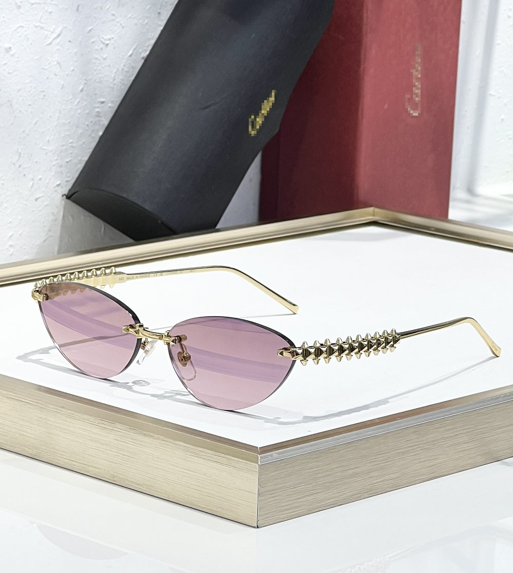 Top version Cartr lunettes de soleil designer CT0543S lunettes de soleil de luxe classiques pour femmes avec boîte