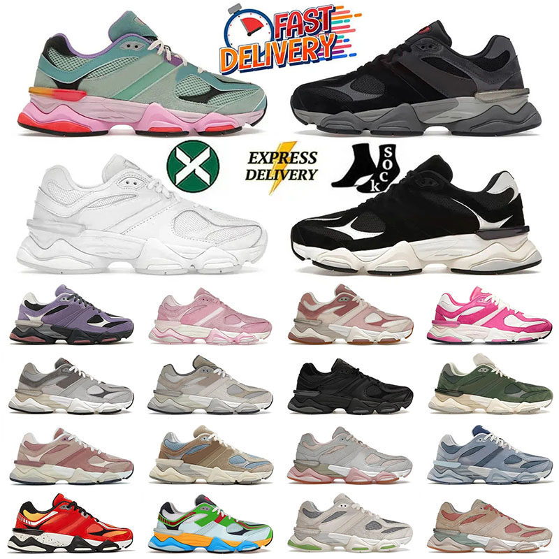 2026 hot 9060ss free shipping designer casual Shoes running shoes for women men slippers pink sali grey platform jogging walking outdoor trainers
