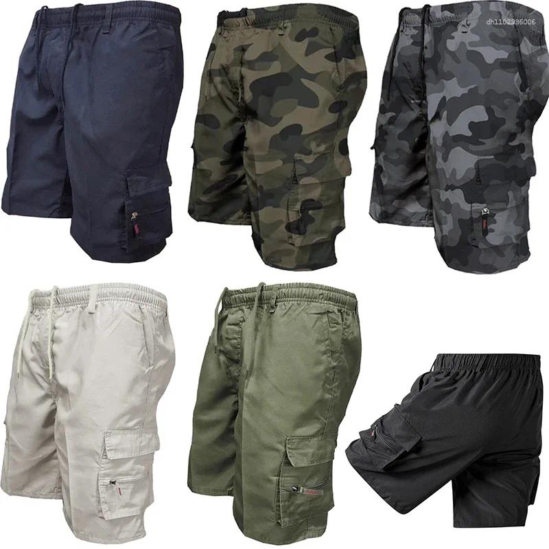 Men's Shorts Summer Tactical Cargo Military - Inspired Fashionable Pockets Camouflage For Jogging Hiking & Work