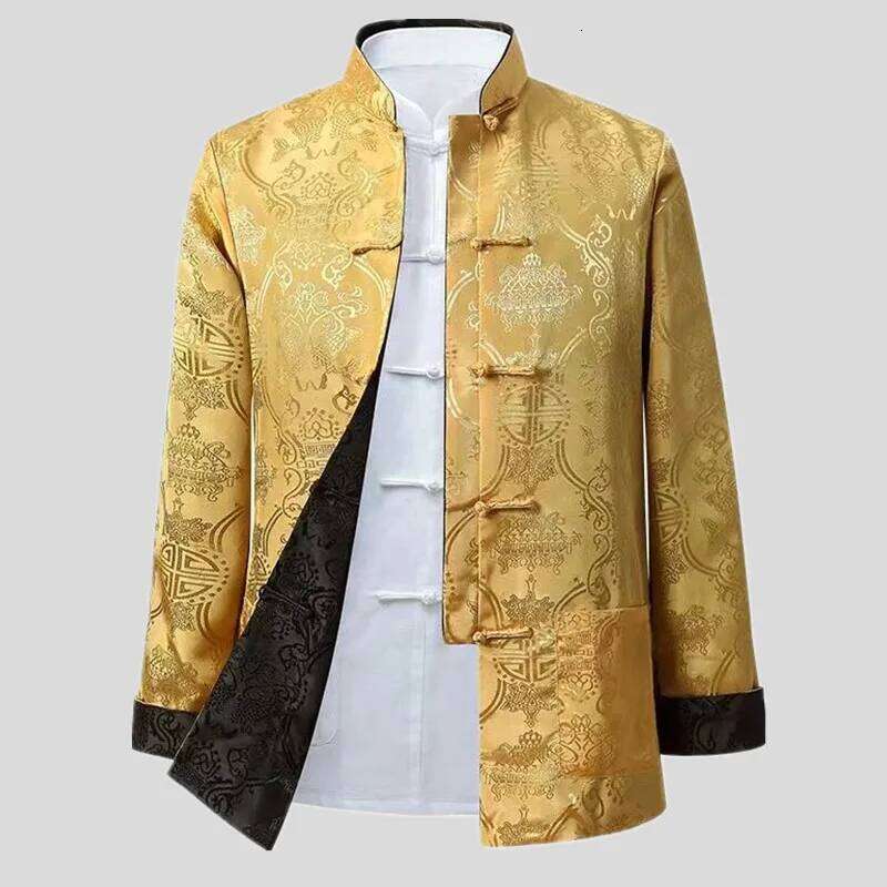Dragon Shirt Kung Fu Coats China New Year Tang Suit Traditional Chinese For Jackets Hanfu Men Clothing C260130-image-1093698787