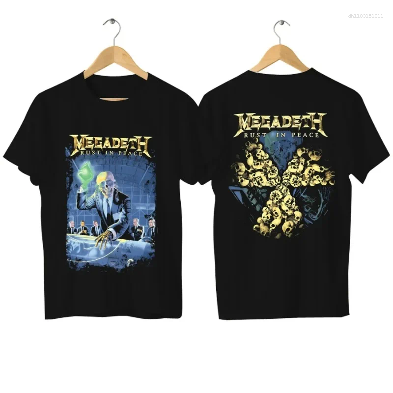 Men's T Shirts 2026 Megadeths Printed T-shirt Casual Flame Vic Large Sports Top Breathable And Comfortable