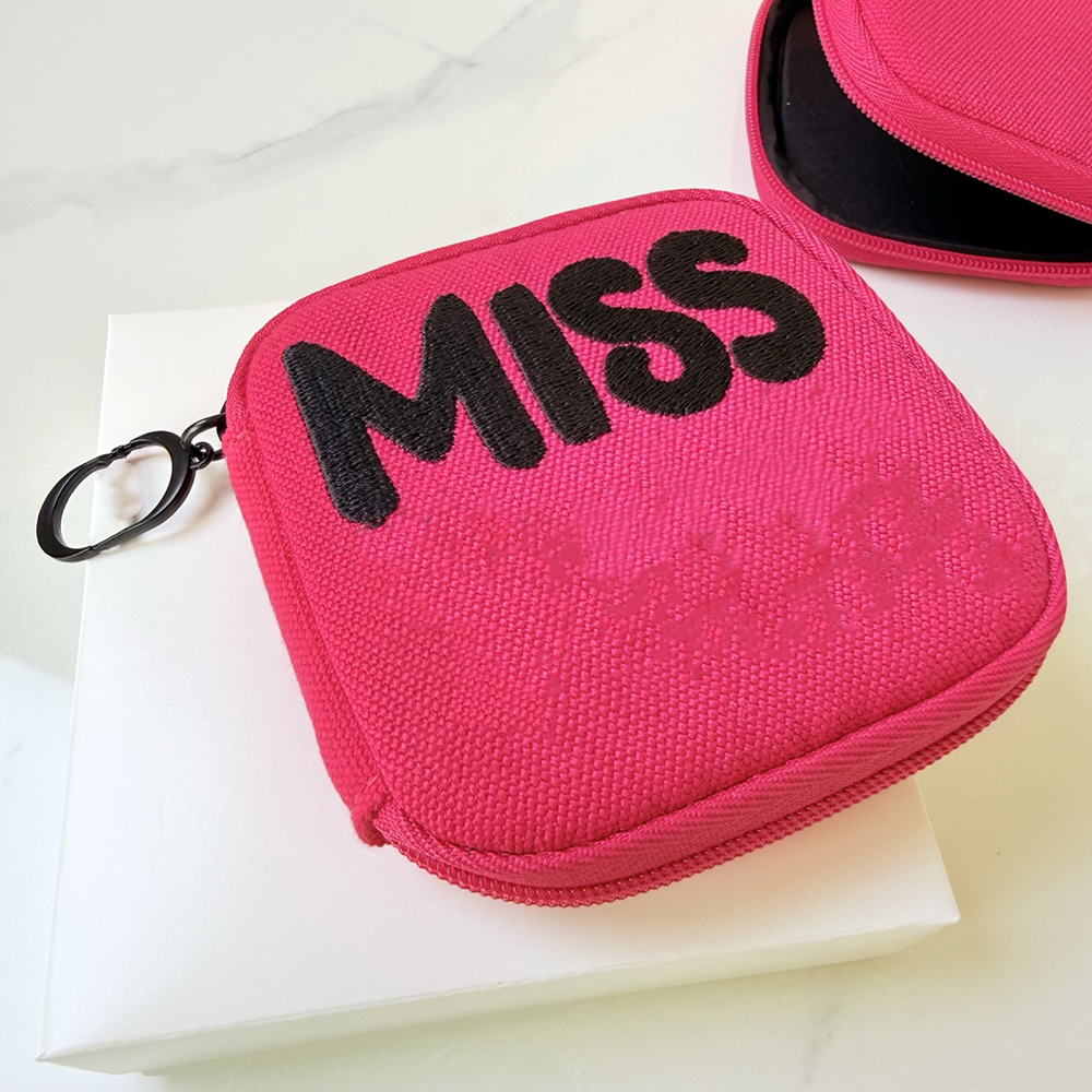 Sac à cosmétiques de styliste Miss classique, pochette de beauté, organisateur de maquillage, rouge à lèvres, étui de rangement, porte-carte avec
