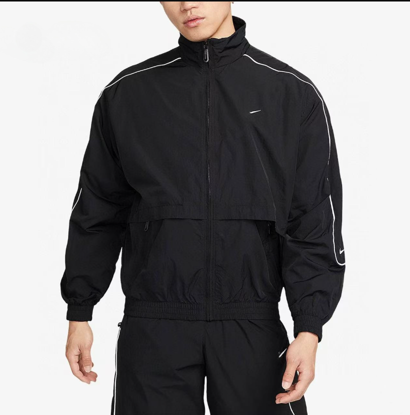 New spring Mens Designer luxury black super embroidered Jacket Bomber solid color jacket couple hoody sport Outerwear coat Fashion hombre Casual Str