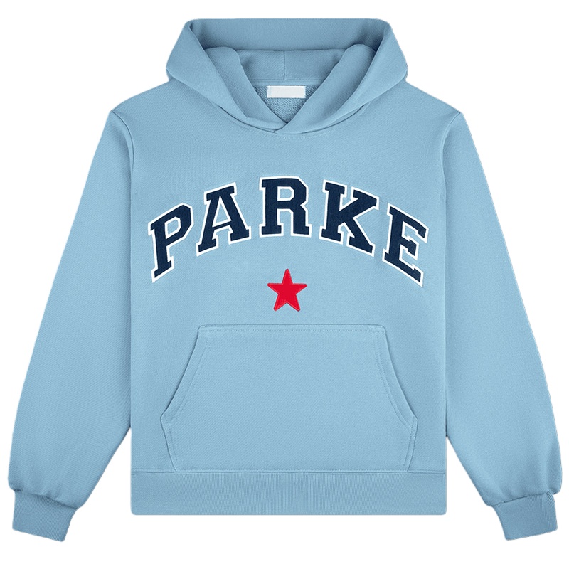 Parke Sweatshirt Womens 2026 Spring New Niche Designer Loose Cotton Hoodie with Classic PARKE Letter Applique Embroidery Parke Crewneck Pullover Hoo