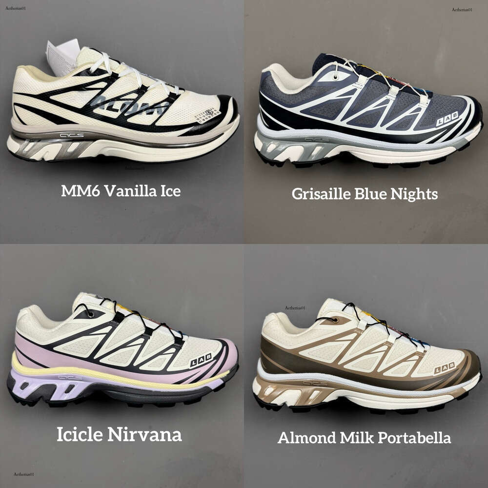 Chaussures de course de créateurs XT6 XT-6 GTX Baskets de randonnée en plein air GoreTexShoes MM6 Silver JJJJound Safari Black Asphalt Camo Vanil