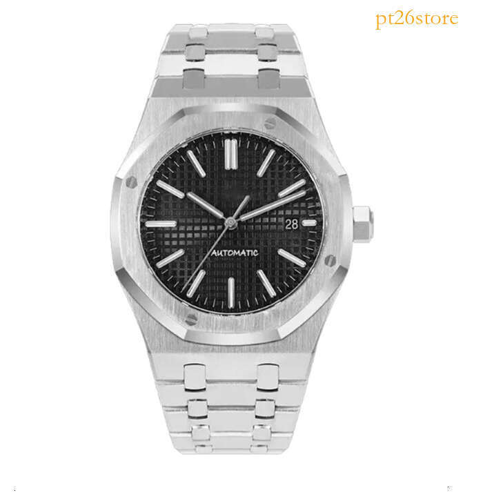 NEW Wristwatches Mechanical Designer High Quality Automatic 41MM Leather Stainless Steel Strap Waterproof Sapphire Mens Fashion Business Watch