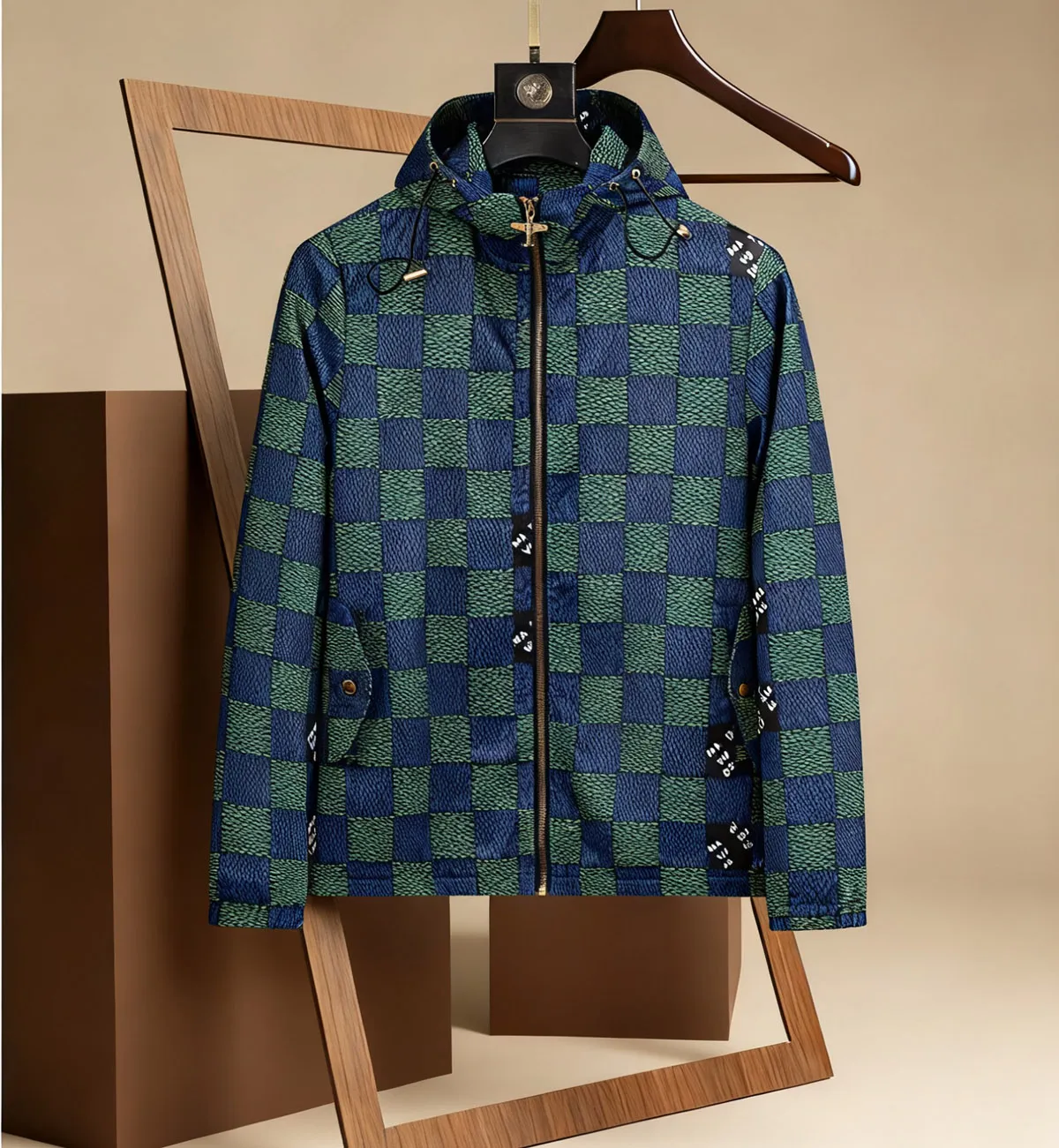 High quality designer jacket, winter and autumn slim fit outerwear, men's windbreaker, zipper hoodie, men's outerwear jacket, M-3XL