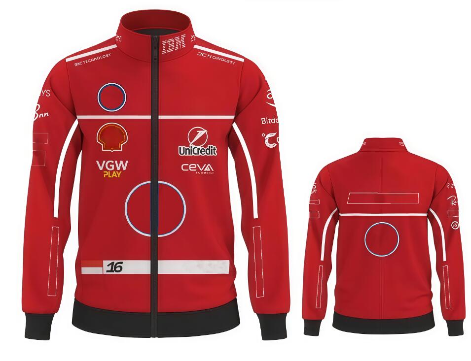 F12025 Racing Hoodie Men's Spring and Autumn F1logo Jacket Same Customised-image-714510311