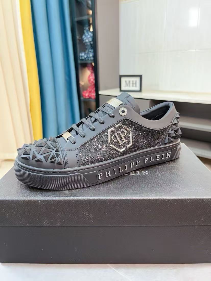 plein shoes 2026 new the mens plein shoes Highest Quality Mens Shoes Mixed Color Lace-up Style12 Race Runner Plein Casual Sneakers shoes size 38-46