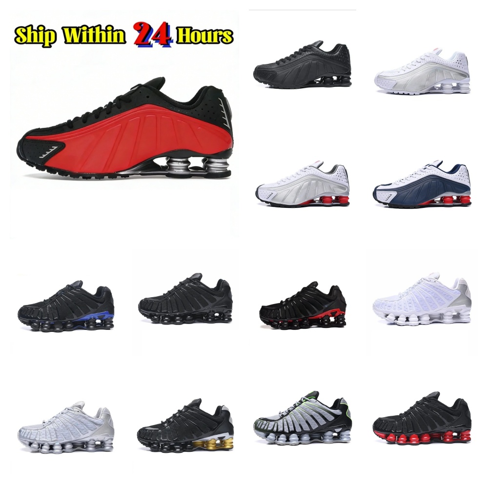 Chaussures de course pour enfants et grands enfants Shoxes TL R4 Baskets de créateur de chaussures Triple Noir Blanc Sunrise Bred Patform Low Bas