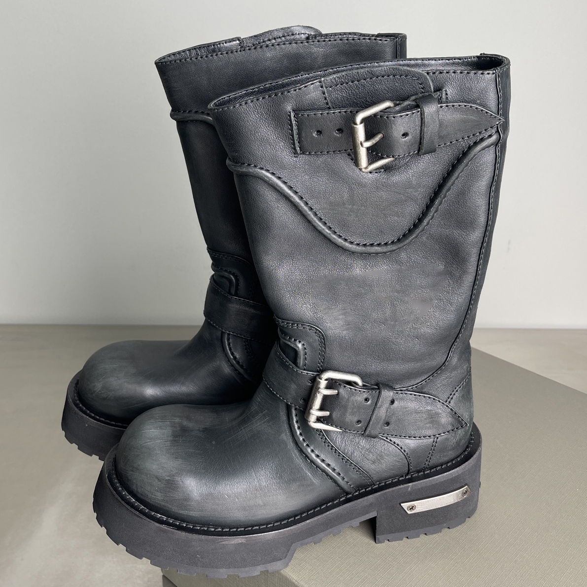 12A bottes Venom pour hommes et femmes bottes de moto de haute qualité bottes unisexe en cuir véritable taille 35-46