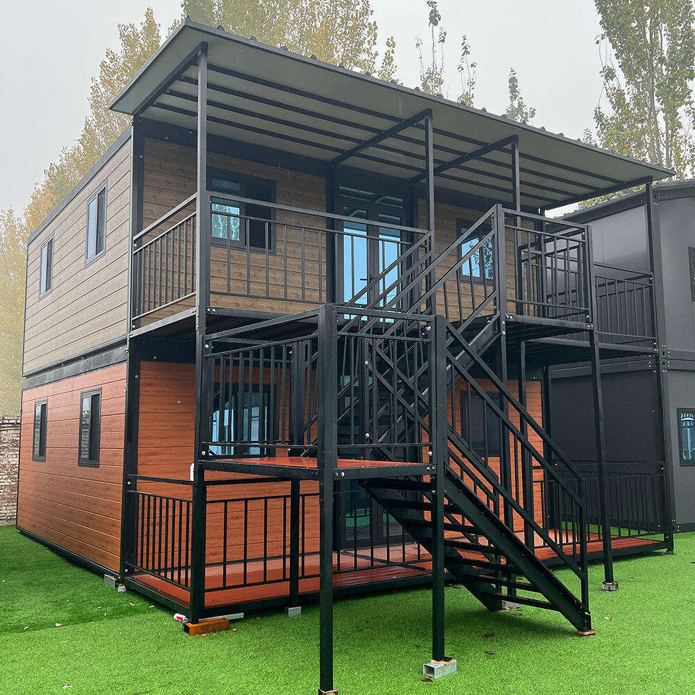 Integrated Sandwich Panel Container House Double Wing Folding Assembly Detachable Reusable Modern Design Outdoor Expansion Box-image-1093815473