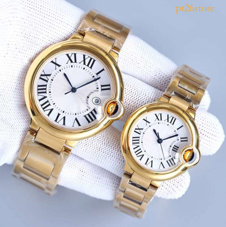 NEW Mens and Womens Watch Designer Movement High Quality Blue Dial Classic Size 42MM 36MM Stainless Steel Strap Automatic Fashion