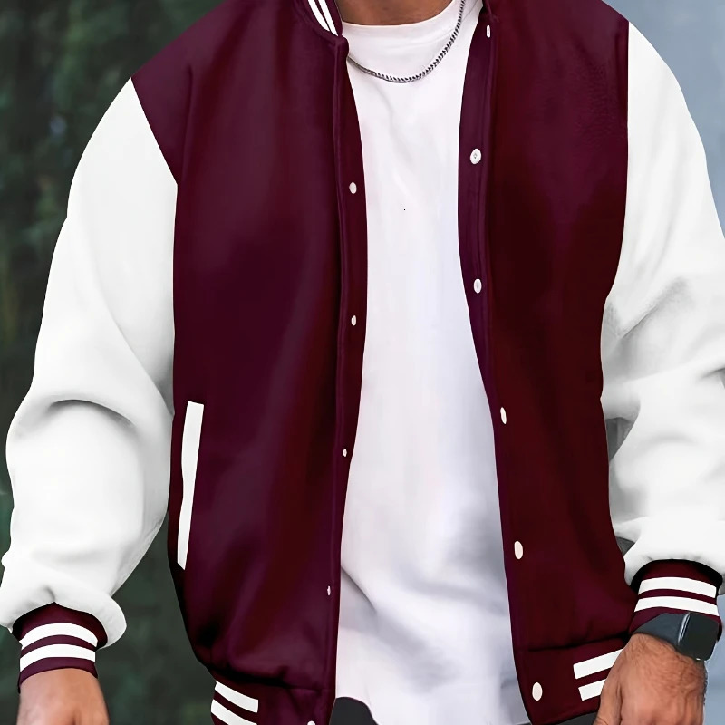 American Mens Personalized Baseball Jersey Autumn and Winter Out Sports Jogging Jacket Korean Fashion Casual Couple Jacket 260129BJ