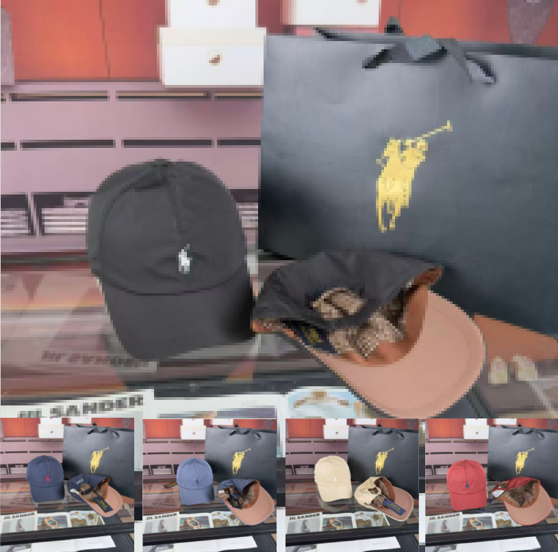 Luxury designer cap RLL cap Baseball RLL hat Men Women Adjustable Quick Dry Sun Hat for Outdoor Sports Casual Adjustable Breathable Sun Hat with box