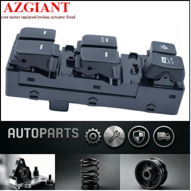 AZGIANT Lève-vitre interrupteur principal commande principale de fenêtre électrique remplacement côté conducteur pour Kia Cerato Forte Sorento Ch