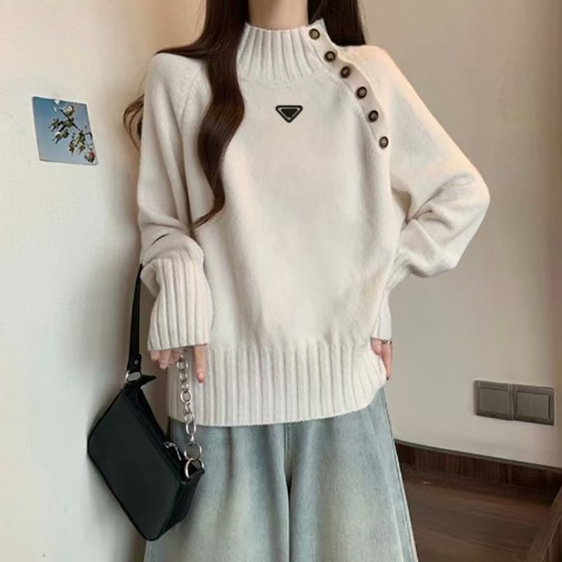 Haut de lettre de créateur pour femmes automne/hiver haute qualité mode féminine lettre en relief sweat à capuche tricoté haut pull ample pour fe