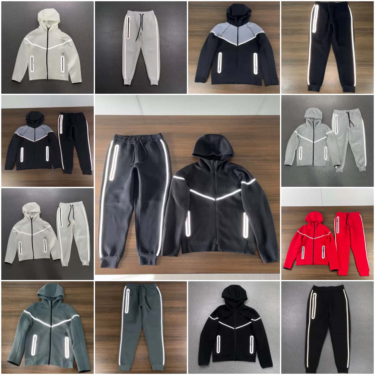 10A High Quality 1:1 tech fleece Men's Tracksuits Designer Casual pure cotton Hoodie High Quality Jacket Fashion Set Three-Dimensional Silicone