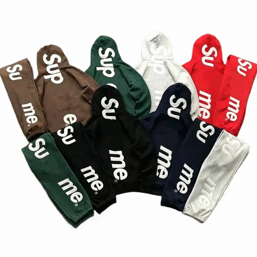 2026ss Men's designer American street fashion brand letter embroidery hoodies t shirts for men sweater tracksuit designer mens graphic t shirts