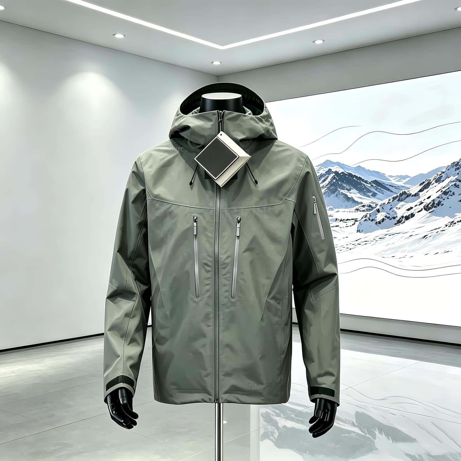 Arcteyrex Waterproof Men Jacket ARC Jackets For Sports Casual Designer Three Layer Outdoor Male Sv/Lt Hiking Lightweight Warm Women Zipper Arc Jacke