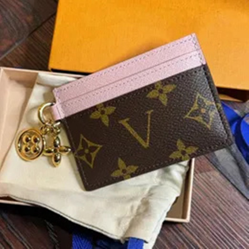 Luxury Designer Credit Holder Leather Coin Purses black Wallets Holders Women Men Wallet Fashion Slim Clutch Card bags handbags with box