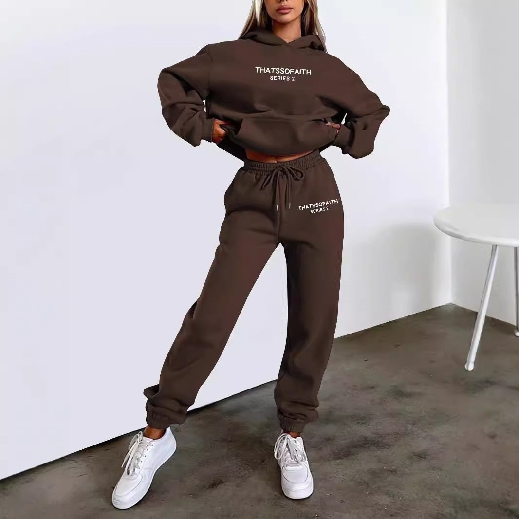 AAAAA C04 Ensemble veste pull texturé chic pour femme avec bas assortis en tissu doux
