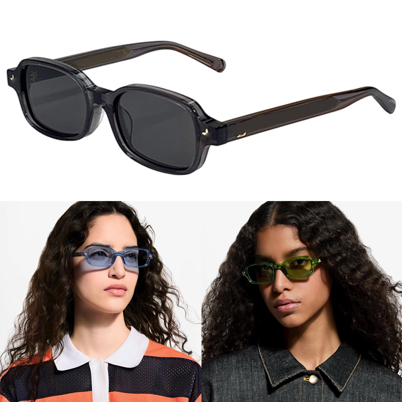 LOW RECTANGLE SUNGLASSES Z3178U Female fashion trend designer acetate black frame Mens outdoor beach party sunnies With box