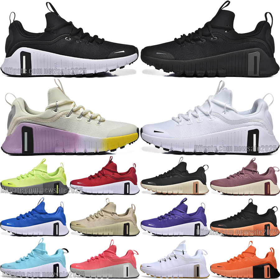 Top Metcons 6 Hommes Femmes Chaussures de course Free 6s Baskets de créateurs Barely Volt Aster Rose Denim Turquoise Pale Ivoire Baskets d'extéri