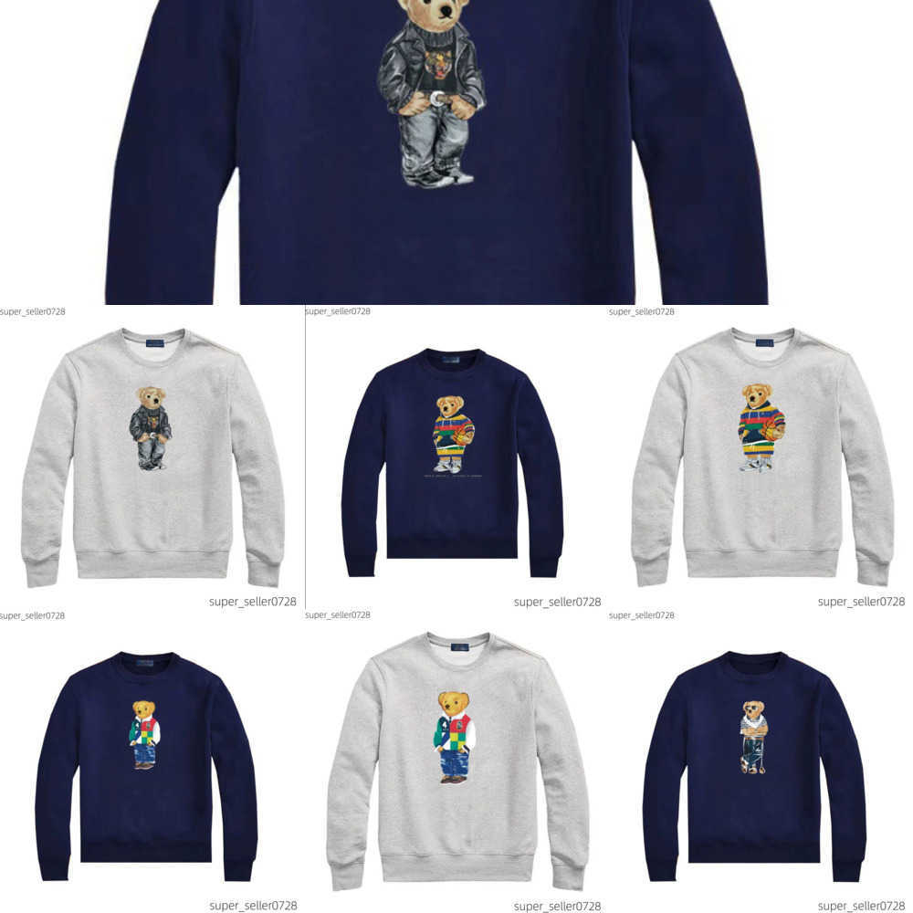 Men's Hoodies Bear Sweatshirts Luxury Fashion Jumpers Mens Clothing Classic Bear Long Sleeve Pullover Man Casual Sportswear Crewneck Men Women