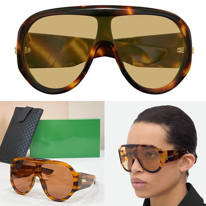 Designer oversized sunglasses BV1345 Acetate shield Men women mask sunglasses Outdoor sunshade Classic personality Comes dedicated box