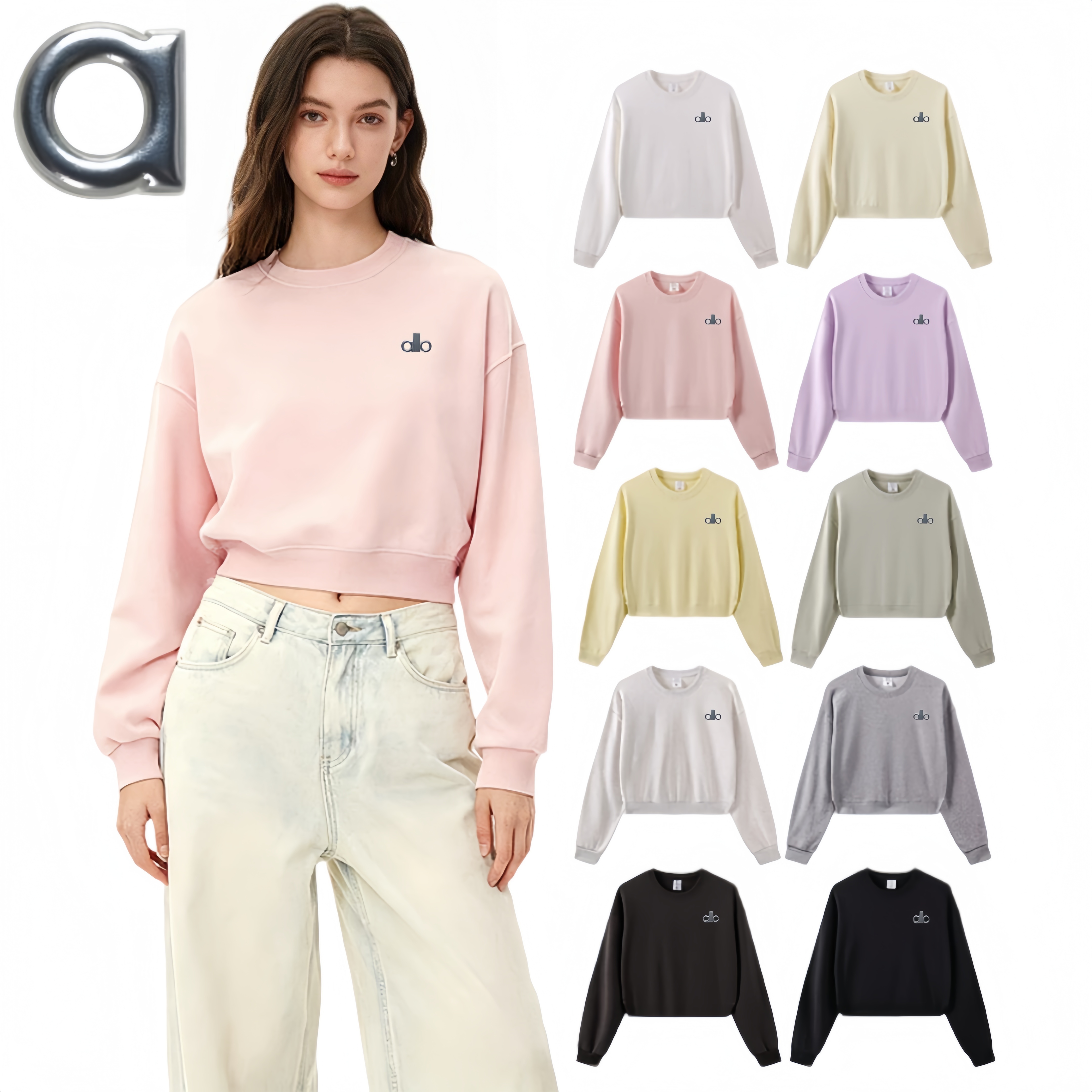 High Quality Womens Designer Hooded Tracksuit Zip Up Sweatshirt Top Gym Shorts Set Casual Sportswear for Yoga Jogging Running