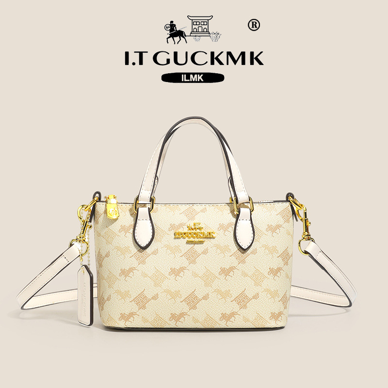 Concepteur de luxe I TGUCKMK luxe 2026 chaud classique imprimé rétro concepteur coquille à la mode Mini sac à bandoulière pour les femmes