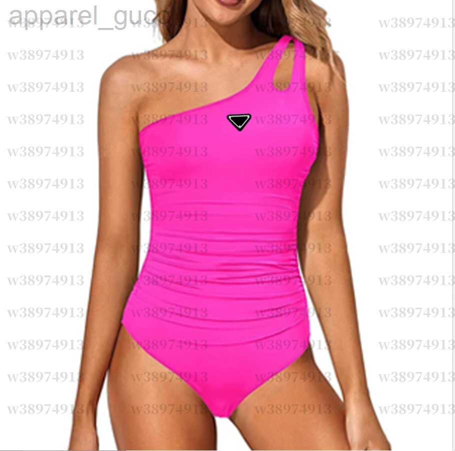 Womens Swimwear designer bikini swimsuits 2026 Sexy Solid Ribbed Women One Piece Swimsuit Female High Waist Bathing Suit Summer Beach Wear Swimming
