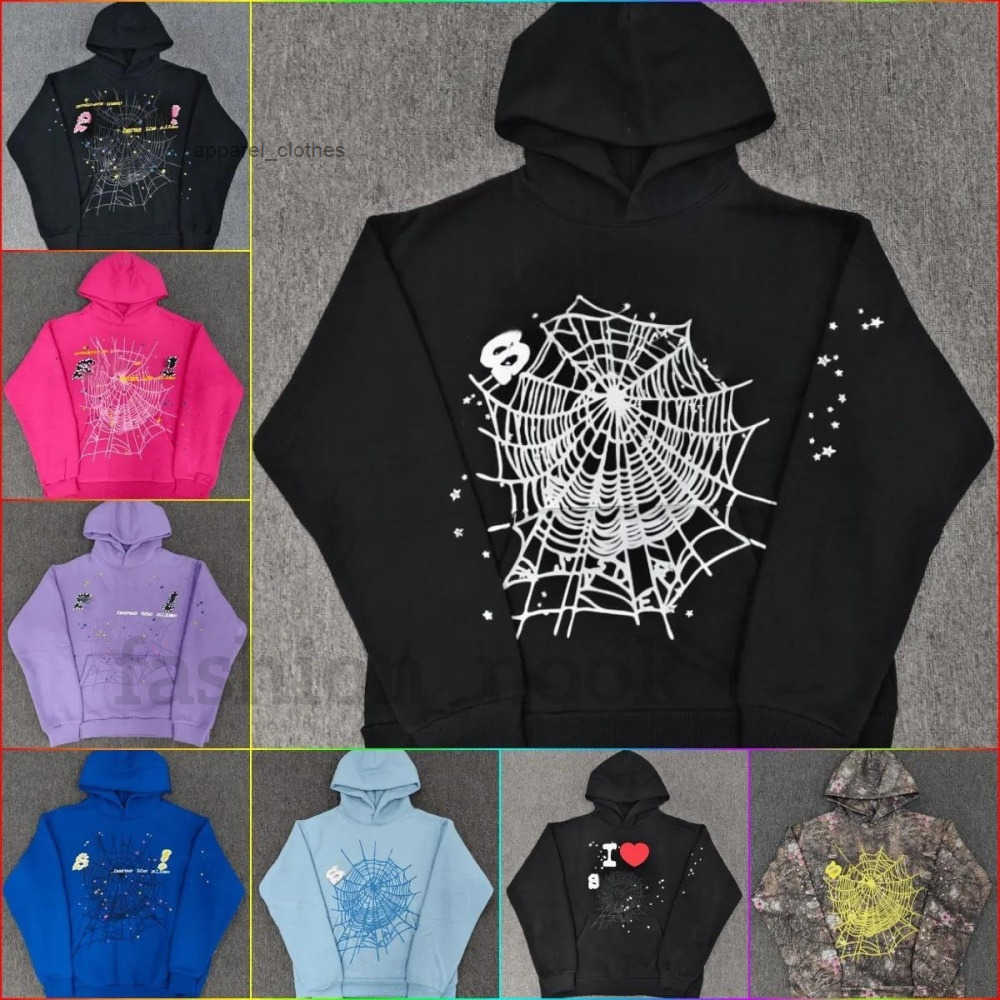 hoodies designer hoodie mens pants spider hoodie fashion hight quality pants streetwear sweatpants set puff prints pants multi style tracksuit quali