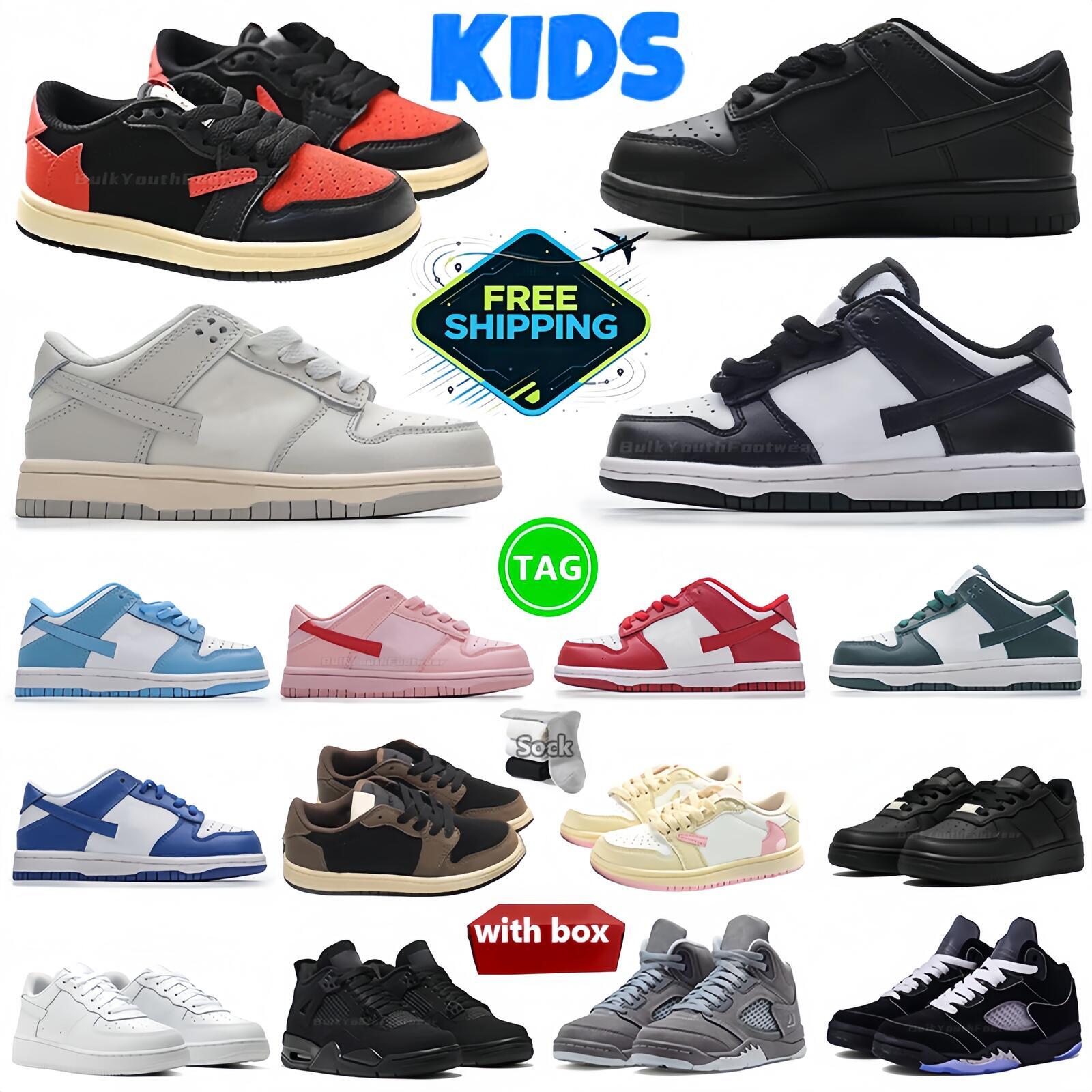 2026 New Free Shipping Kid 1S Baby Ts Boy Toddler Girl Children Low Fashion Outdoor Trainers Sneakers Kids Shoes Designer Toys