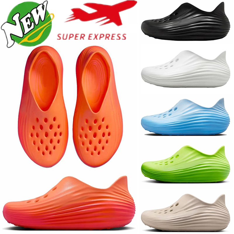 2026 Pantofole da uomo e da donna Pantofole ReactX Rejuven8 Sandali con plateau e ciabatte Triple Nero Light Orewood Marrone Khaki Scarpe da donna p