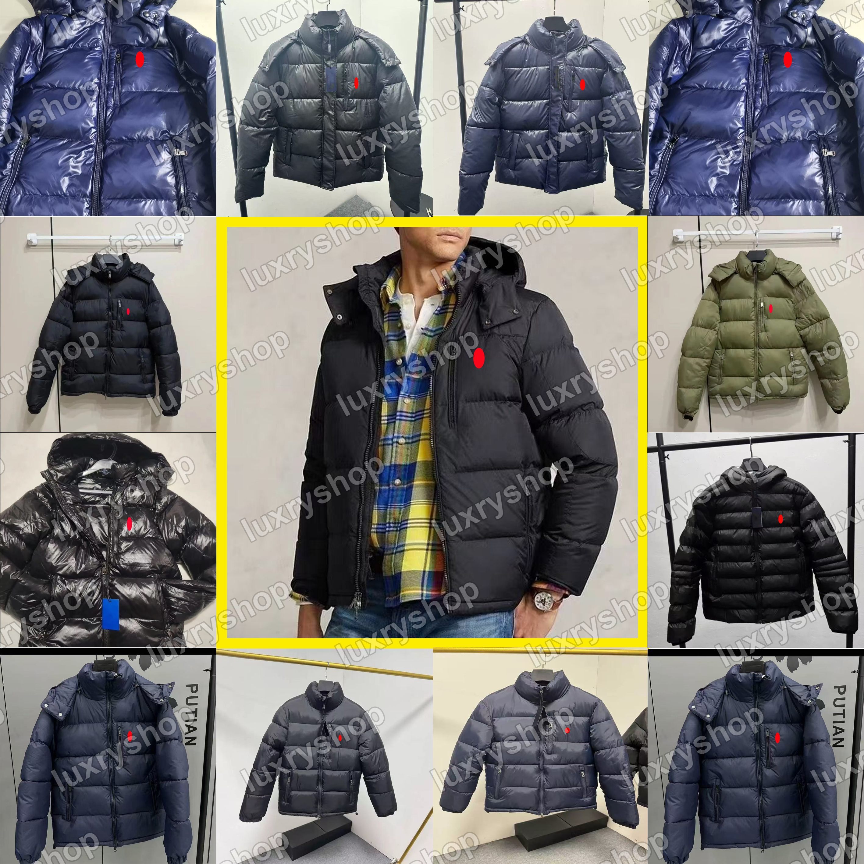 Designer Polo puffer jacket | Stylish Men's Insulated Down Jacket /Hooded Design | Versatile Use from Skiing to Everyday Wear