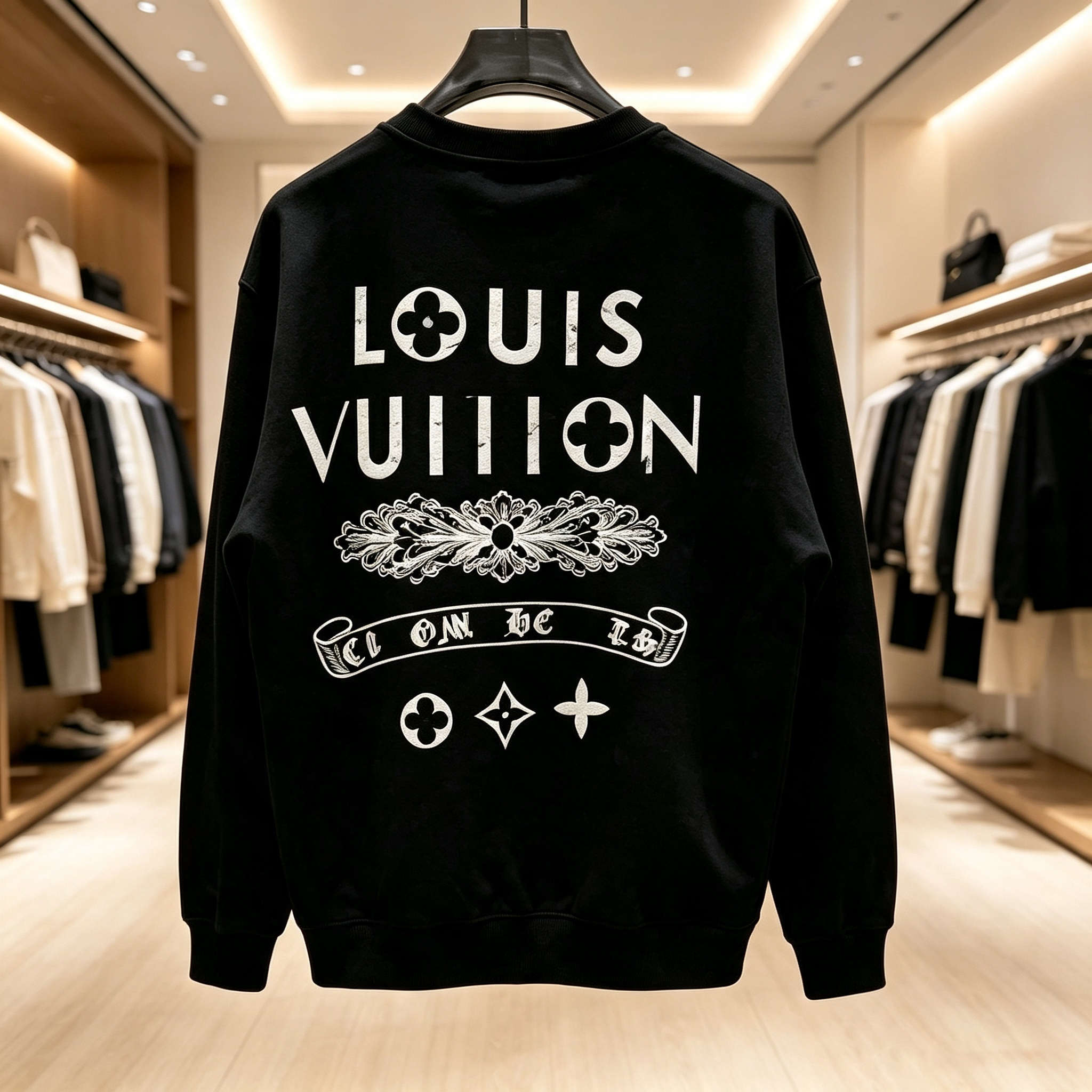 Designer Unisex Oversize Cotton Pullover, Fashion Casual Long Sleeve Warm Top, Hip Hop Streetwear Sweatshirt, Asian Size S-5XL