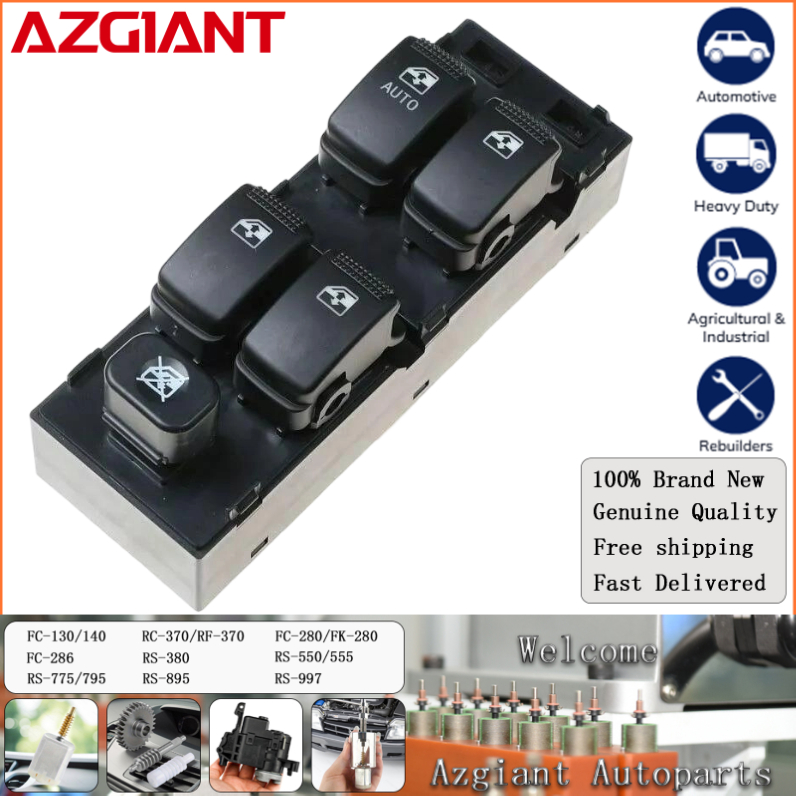 AZGIANT interrupteur principal de fenêtre électrique universel, bouton de commande principal de régulateur de fenêtre pour Hyundai Matrix Getz Ki