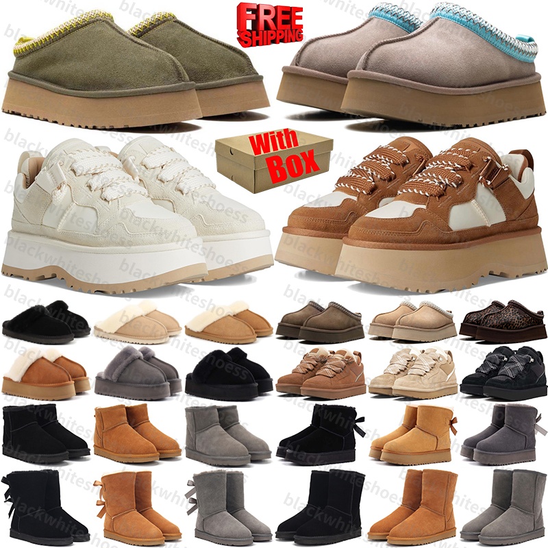 Livraison Gratuite Avec Boîte Pantoufles Designer Chaussures Sandales Diapositives Tasman Bottes Goldenstar Evelina Sabots Hommes Femmes Baskets