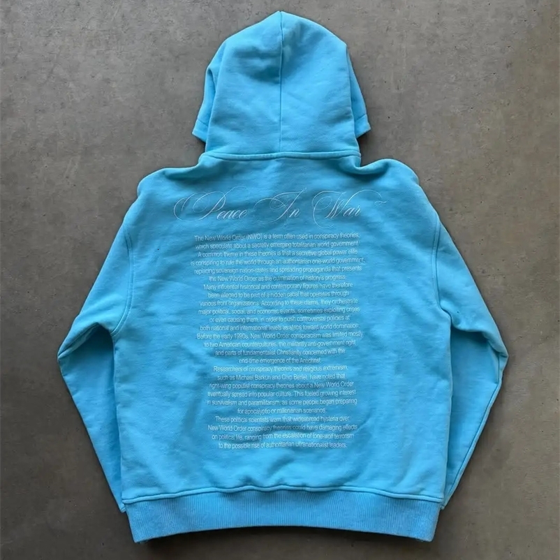 Hip Hop Y2k Sky Blue Hoodies Women Grunge Streetwear Sweatshirt Tops Korean Oversized Hoodie Y2k Clothes 2000s Women Clothing 260801BJ