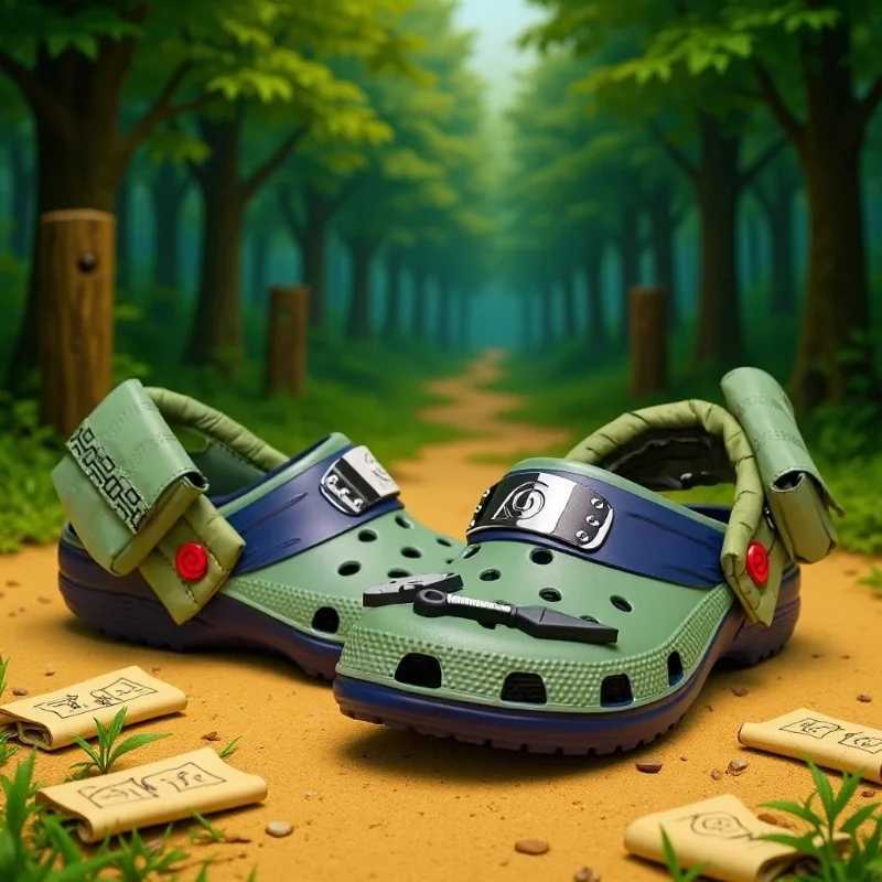 Outdoor Travel Beach Sandals Gift Men Non-Slip Home Shoes Slipper Cartoon Sasuke Cave Shoes NARUTO Kakashi Itachi Anime Slippers T260803G937