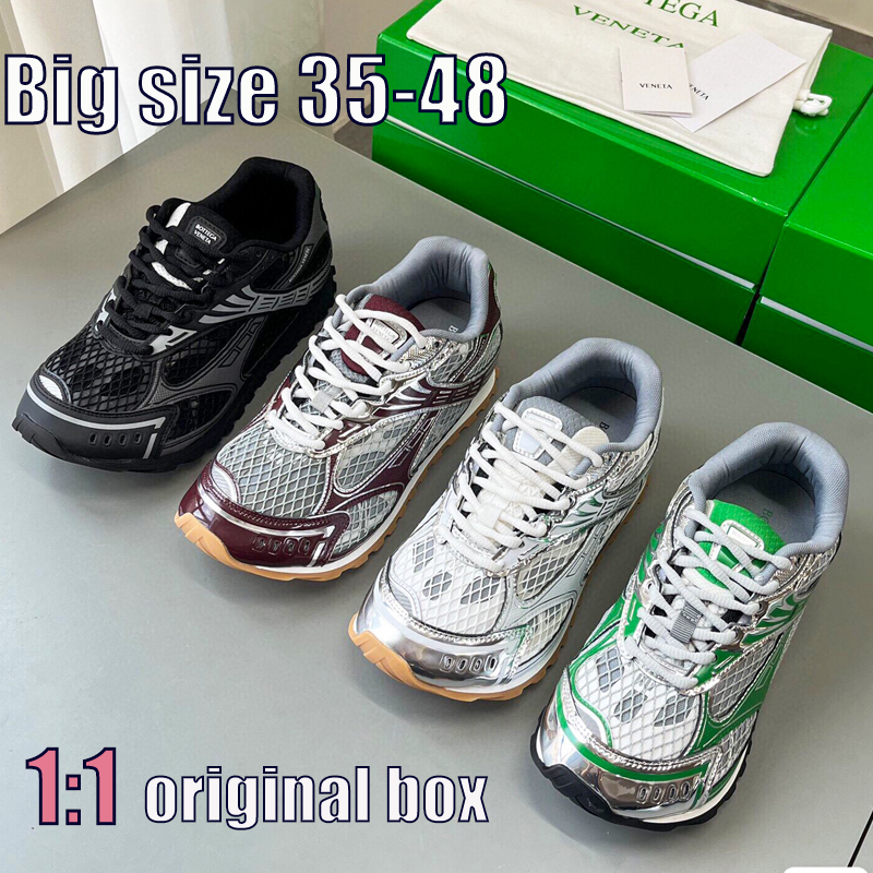 Designer Orbit sneakers bottegavenetas sneakers for men and women triple black white pink leather socks training shoes nylon loafers daily wear c