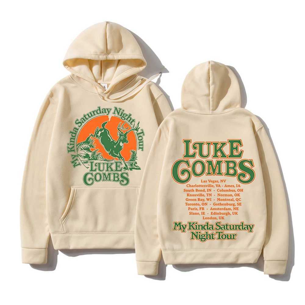 Dr Hoodie Luke Combs Tour 2026 Sweats à capuche Deux côtés Rétro Graphique Imprimé Sweat Unisexe Fan de Musique Cadeau High Strt Sweat à capuche