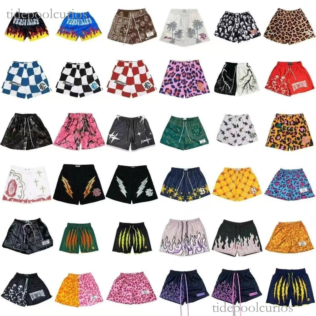 Summer essential shorts breathable quick drying shorts men's fashionable casual beach BASEBALL LIFESTYLE 101 Pennant youth shorts sports shorts