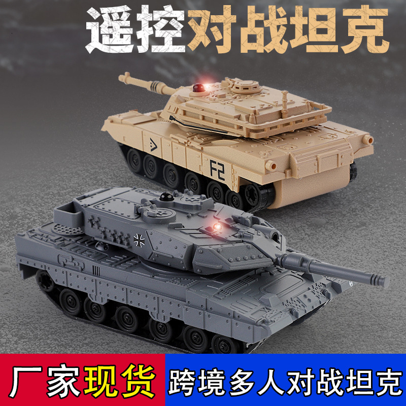 Véhicule de combat de char compétitif multijoueur transfrontalier à grande échelle, voiture télécommandée électrique sur chenilles 2.4G, jouet po